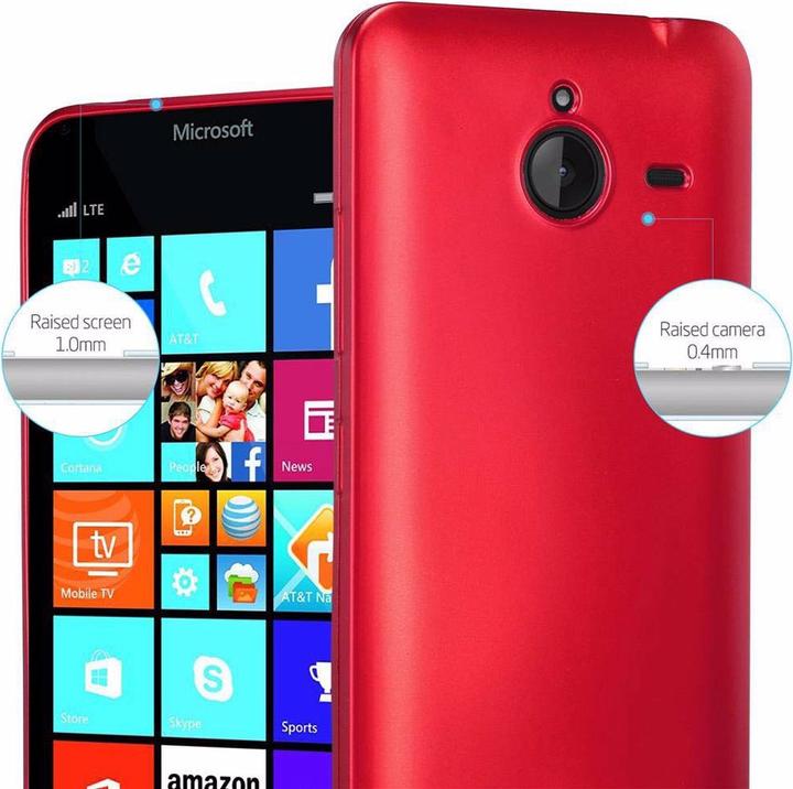Actual product image Cadorabo TPU Matt Metallic Cover (Microsoft Lumia 640 XL)
