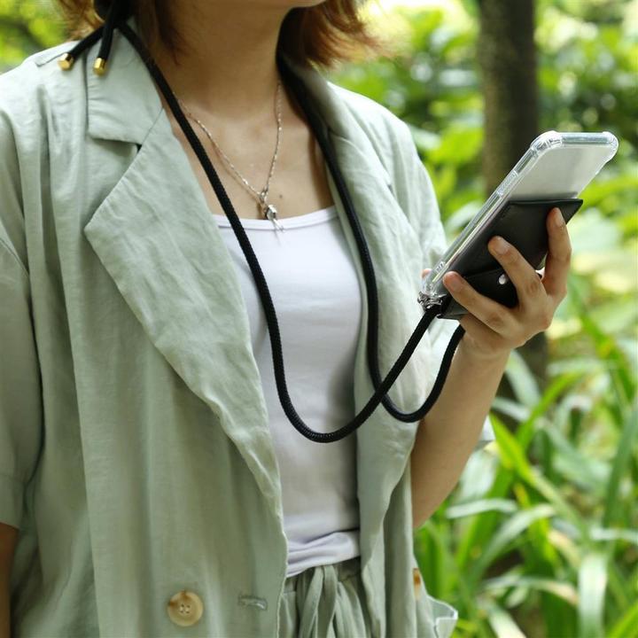 Actual product image Cadorabo TPU Mobile Phone Chain SILVER Cover