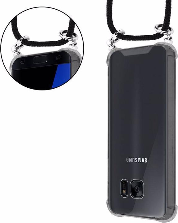 Actual product image Cadorabo TPU Mobile Phone Chain SILVER Cover