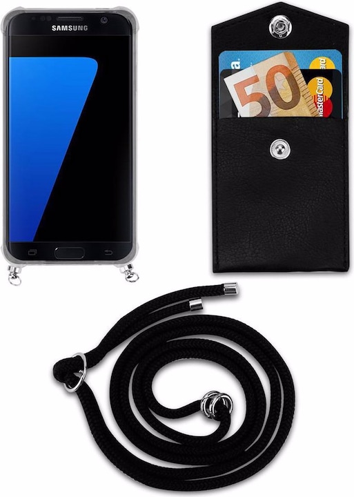 Produktbild Cadorabo TPU Handy Kette SILBER Cover