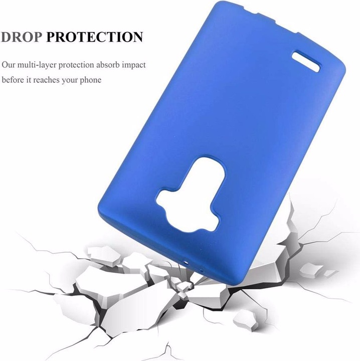Actual product image Cadorabo TPU Matt Metallic Cover (LG G4, Motorola Moto G4 Plus)