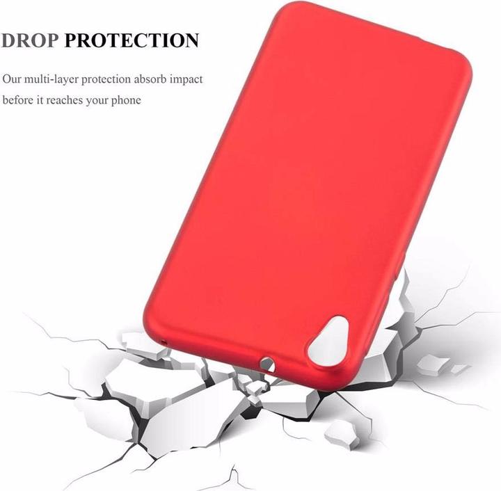 Productafbeelding Cadorabo TPU matte metalen hoes (HTC Desire 820)