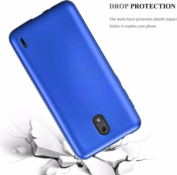 Actual product image Cadorabo TPU Matt Metallic Cover (Nokia 2)