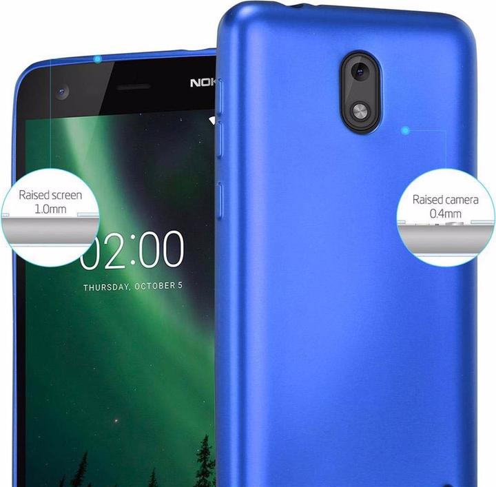 Actual product image Cadorabo TPU Matt Metallic Cover (Nokia 2)