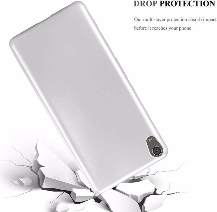Produktbild Cadorabo TPU Matt Metallic Cover (Sony Xperia XA)