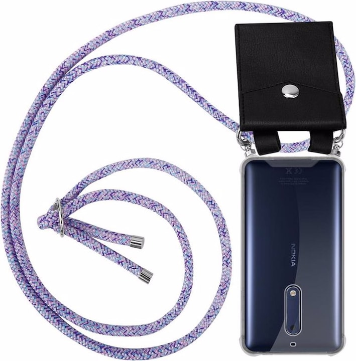 Produktbild Cadorabo TPU Handy Kette SILBER Cover