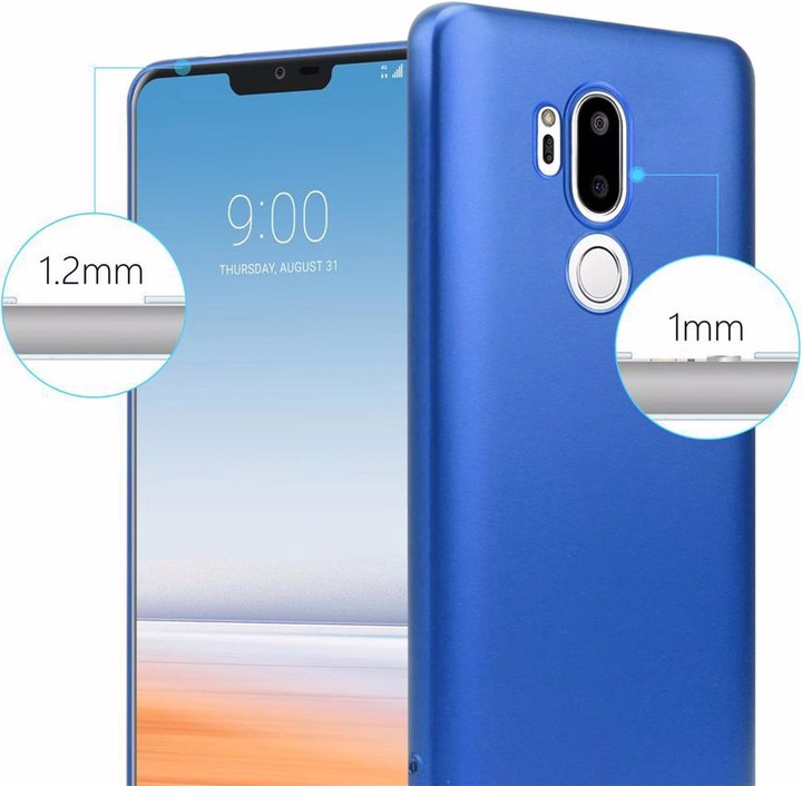 Produktbild Cadorabo TPU Matt Metallic Cover (LG G7 ThinQ, OnePlus X, LG G7 Fit)