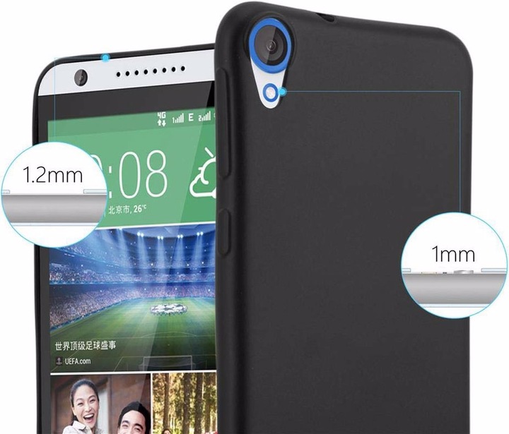 Produktbild Cadorabo TPU Matt Metallic Cover (HTC Desire 820)