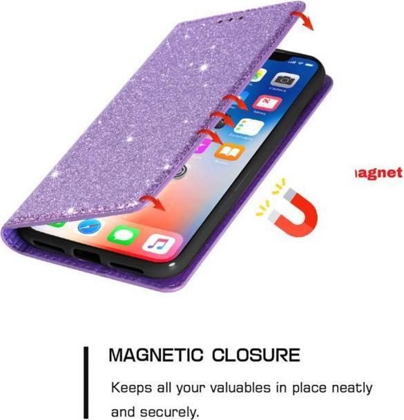 Produktbild MU Style Glitter Sequins Stand Series (Apple iPhone 15 Plus)