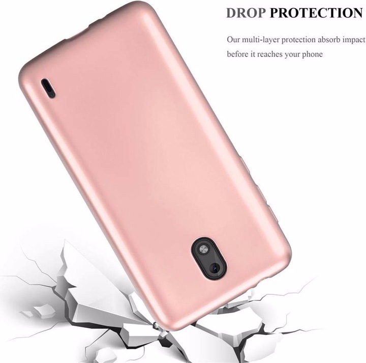Produktbild Cadorabo TPU Matt Metallic Cover (Nokia 2)