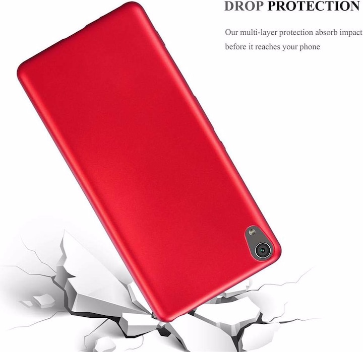 Image du produit Cadorabo Couverture métallique mate TPU (Sony Xperia XA)