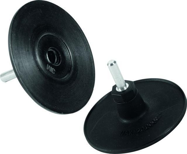 Actual product image 3M Roloc backing pad 50mm ZR-AC with 6mm shank