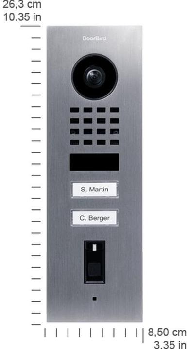 Produktbild Doorbird Türstation D1102FV (Ethernet, WLAN)