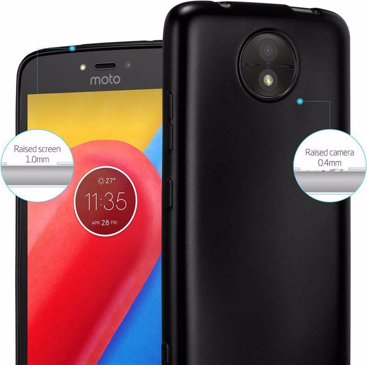 Produktbild Cadorabo TPU Matt Metallic Cover (Motorola Moto C)