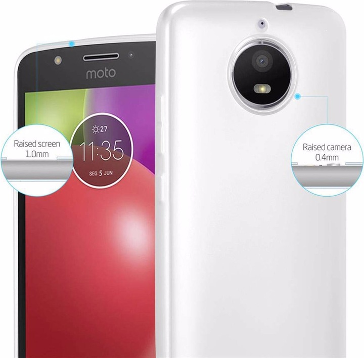 Produktbild Cadorabo TPU Matt Metallic Cover (Motorola Moto E4)
