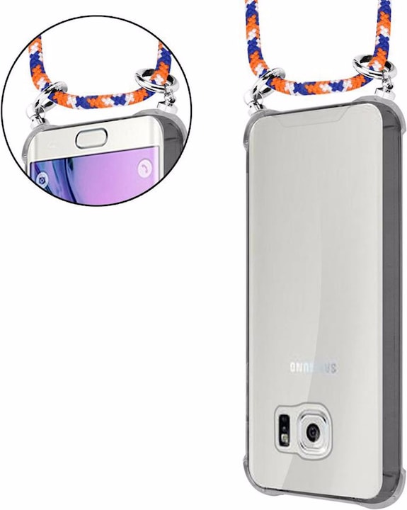 Produktbild Cadorabo TPU Handy Kette SILBER Cover