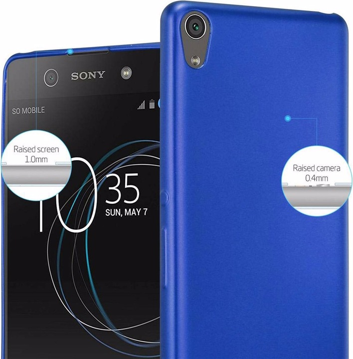 Produktbild Cadorabo TPU Matt Metallic Cover (Sony Xperia XA)