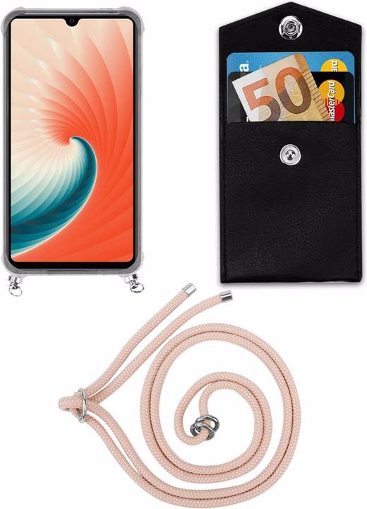 Produktbild Cadorabo TPU Handy Kette SILBER Cover