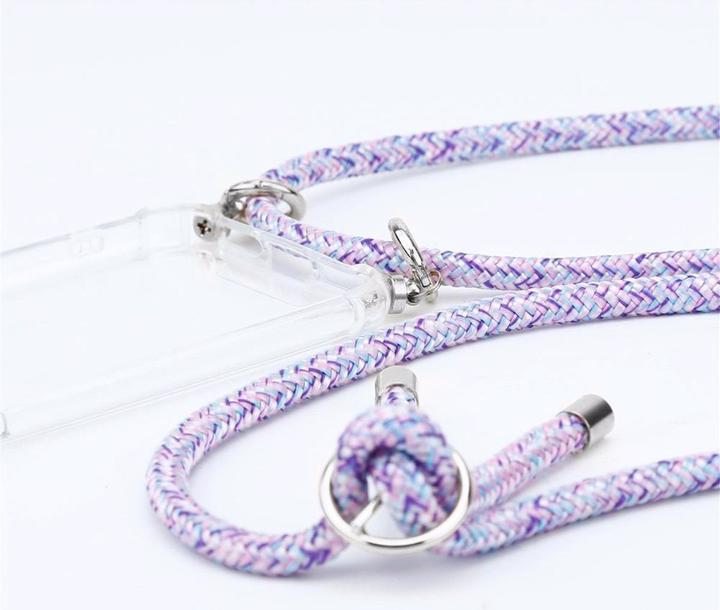 Actual product image Cadorabo TPU Mobile Phone Chain SILVER Cover
