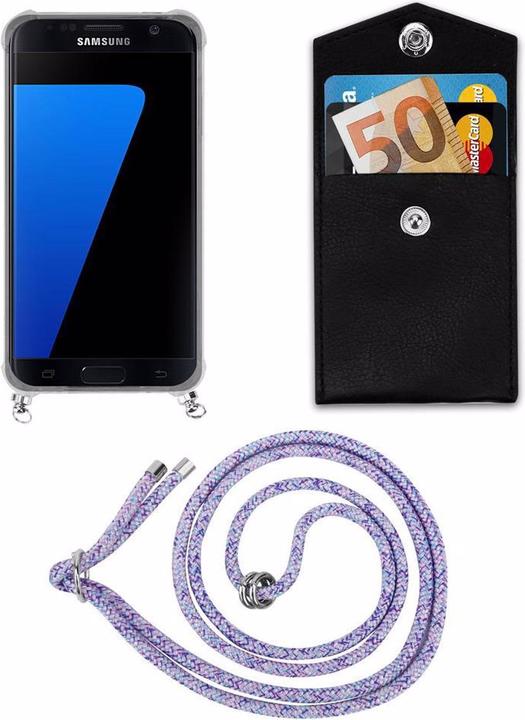 Actual product image Cadorabo TPU Mobile Phone Chain SILVER Cover