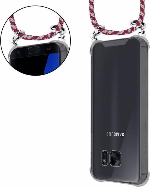 Produktbild Cadorabo TPU Handy Kette SILBER Cover