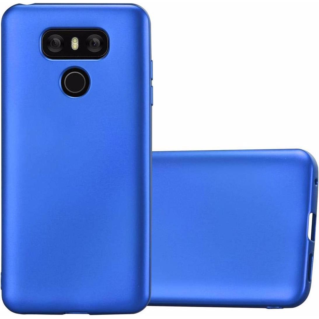 Thumbnail - Cadorabo TPU Matt Metallic Cover (LG G6), Smartphone Hülle, Blau