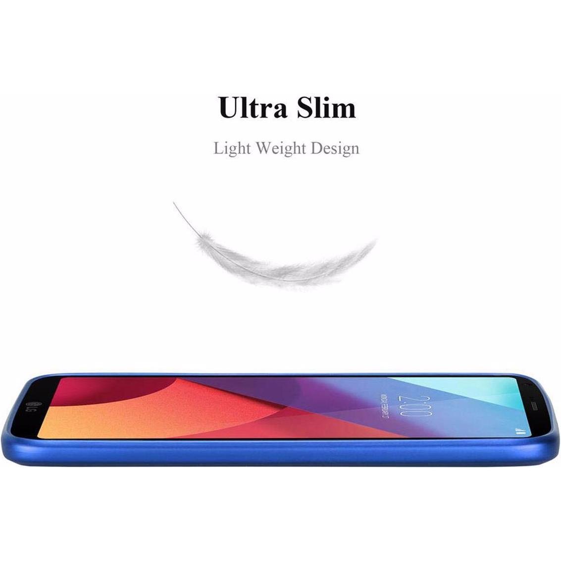 Thumbnail - Cadorabo TPU Matt Metallic Cover (LG G6), Smartphone Hülle, Blau