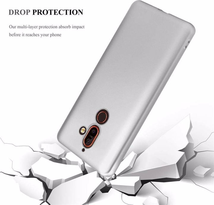 Produktbild Cadorabo TPU Matt Metallic Cover (Nokia 7 Plus)