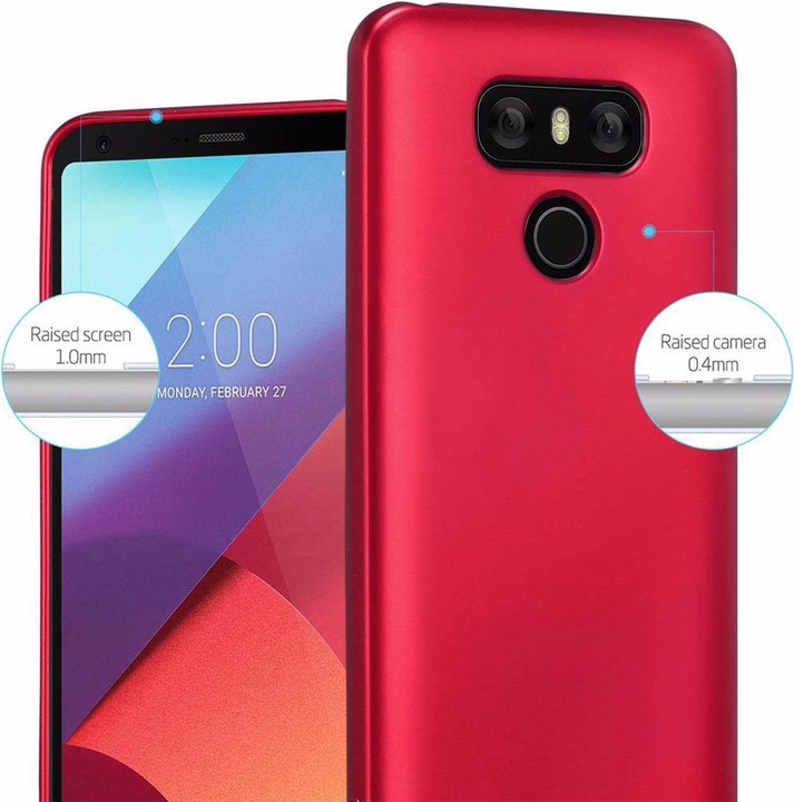 Produktbild Cadorabo TPU Matt Metallic Cover (LG G6)