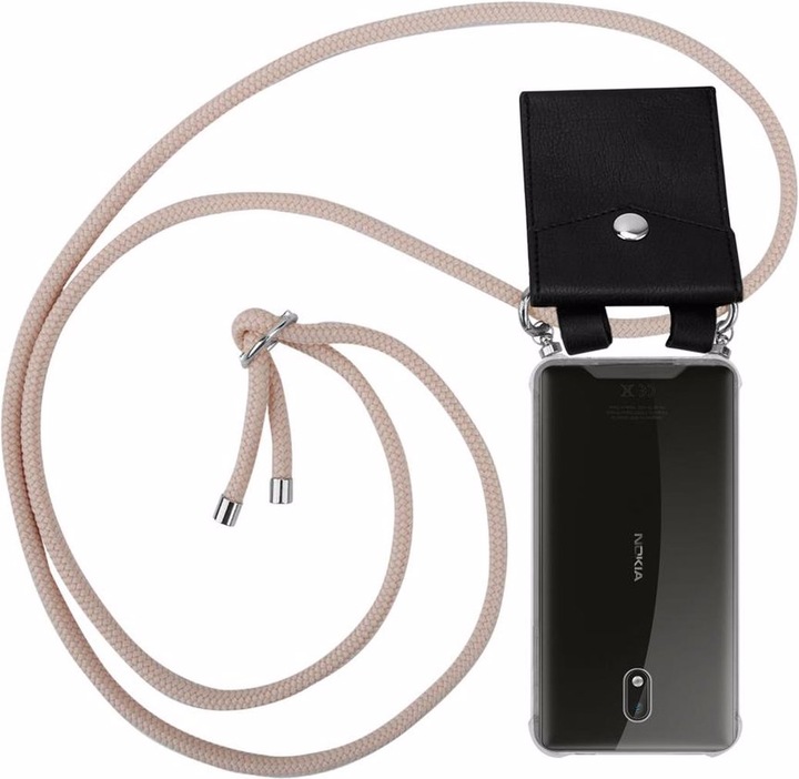 Produktbild Cadorabo TPU Handy Kette SILBER Cover