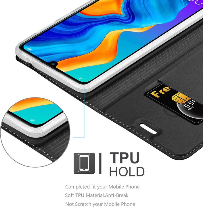Actual product image Cadorabo Book Classy Style Cover (Huawei P30 Lite)