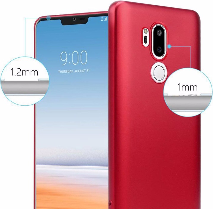 Produktbild Cadorabo TPU Matt Metallic Cover (LG G7 ThinQ, LG G7 Fit, OnePlus X)