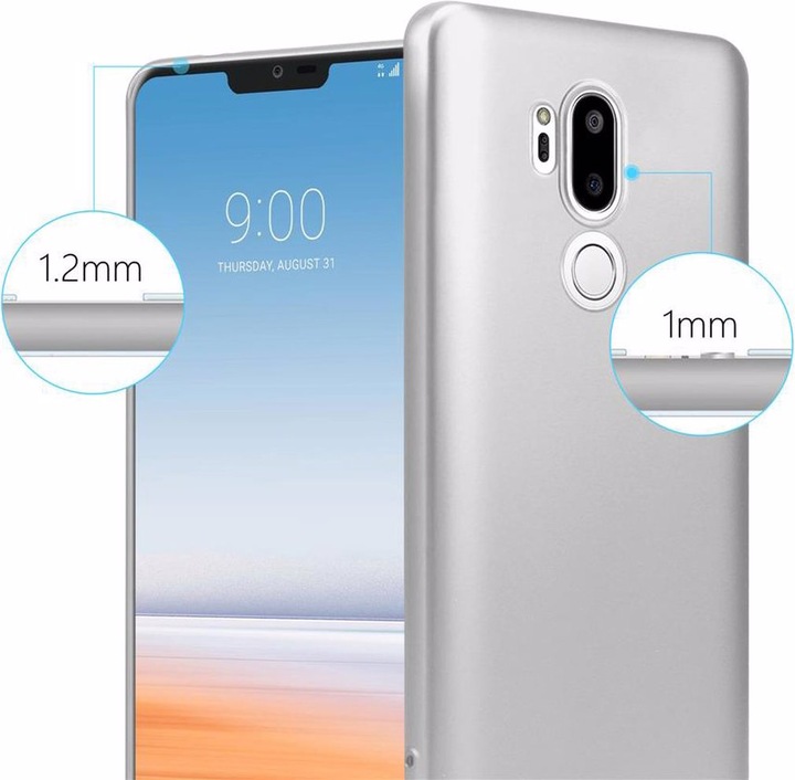 Produktbild Cadorabo TPU Matt Metallic Cover (LG G7 ThinQ, OnePlus X, LG G7 Fit)