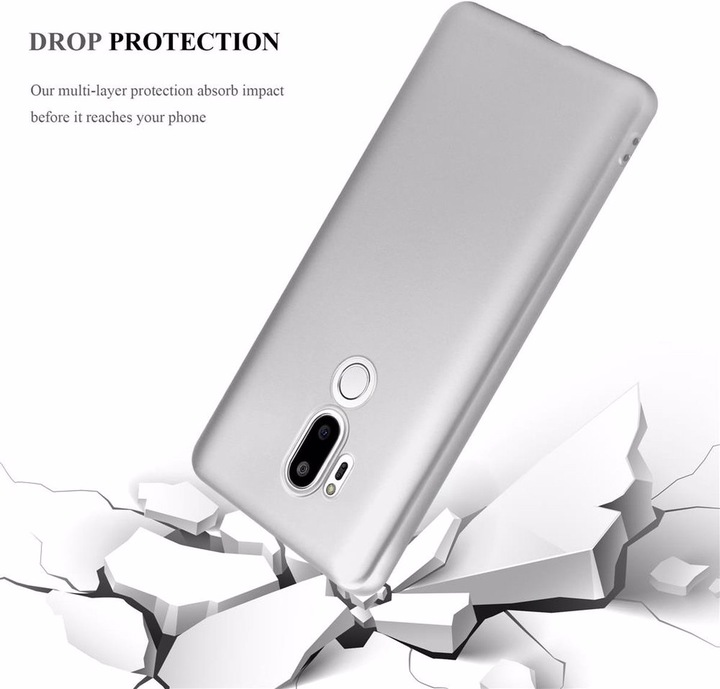 Actual product image Cadorabo TPU Matt Metallic Cover (G7 ThinQ, OnePlus X, LG G7 Fit)