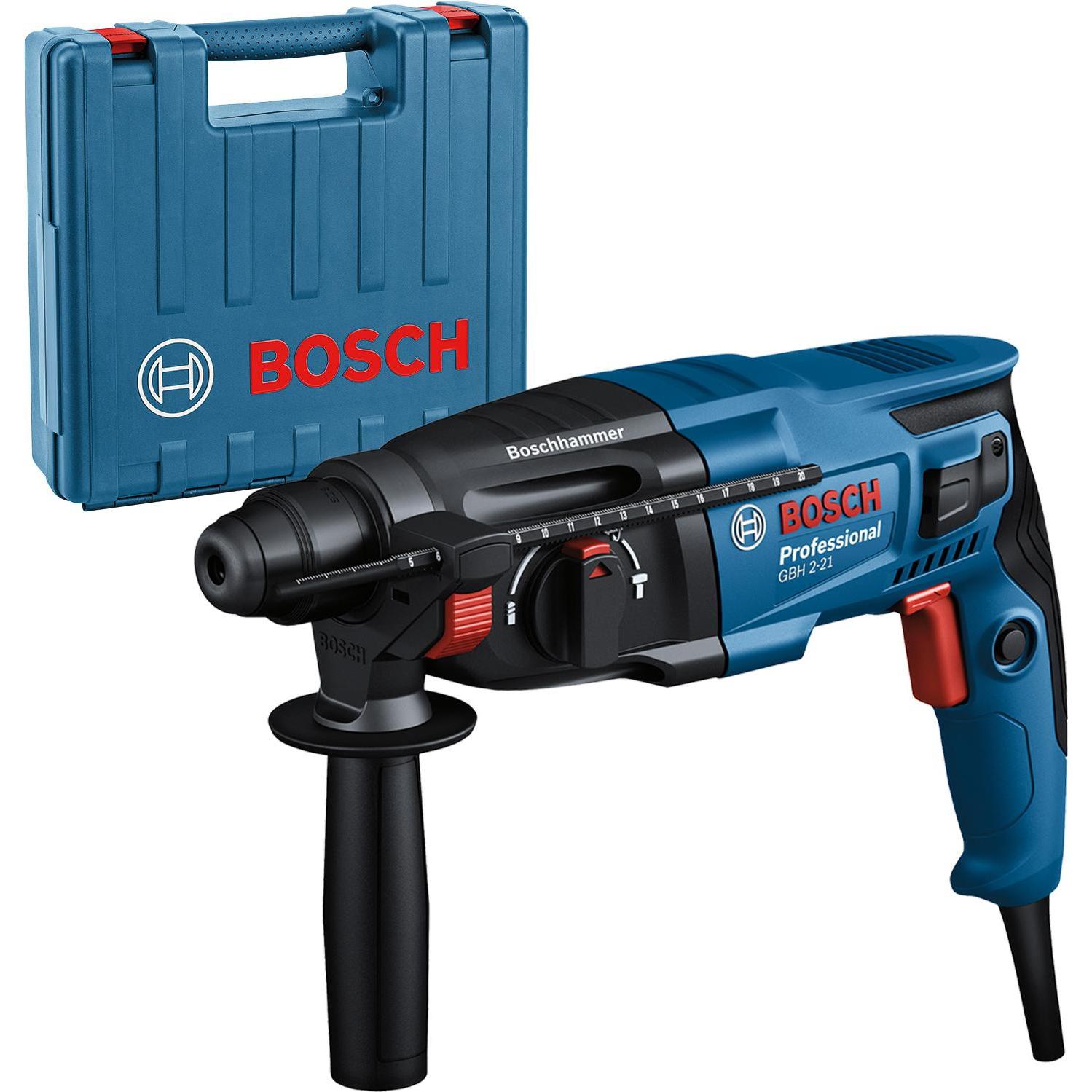 Bosch Professional, Bohrmaschine + Akkuschrauber, Bohrhammer mit SDS plus GBH 2-21 (Netzbetrieb)