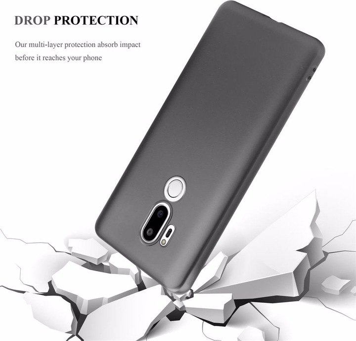 Produktbild Cadorabo TPU Matt Metallic Cover (LG G7 ThinQ, OnePlus X, LG G7 Fit)