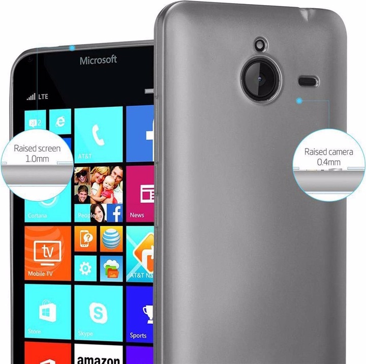 Produktbild Cadorabo TPU Matt Metallic Cover (Microsoft Lumia 640 XL)