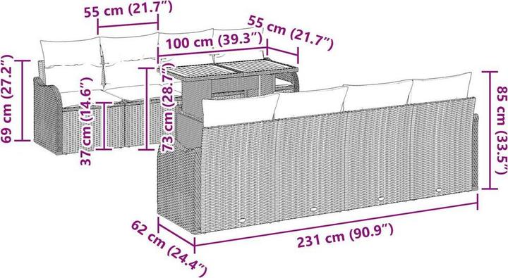 Produktbild vidaXL Eleanora