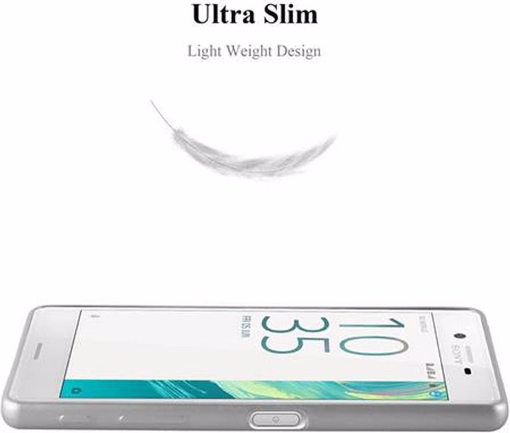 Actual product image Cadorabo TPU Matt Metallic Cover (Sony Xperia X)