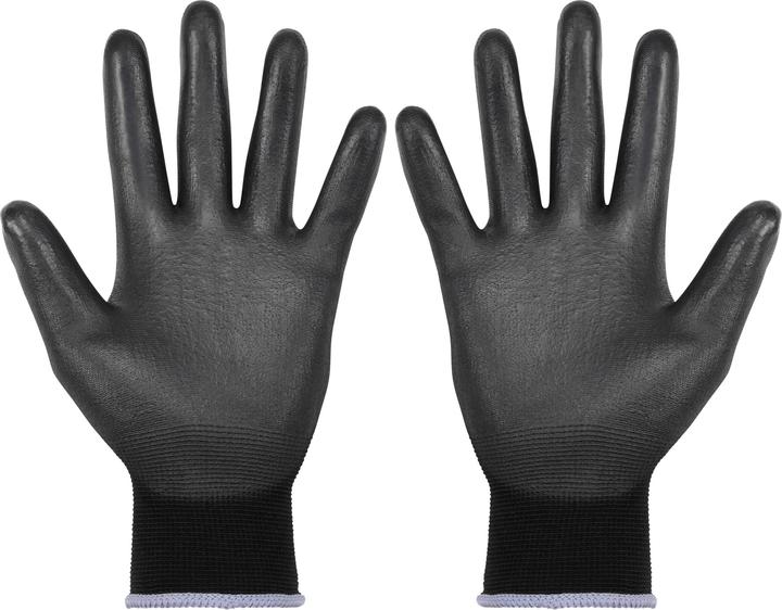 Actual product image Toolcraft Polyester protective gloves with PU coating size 10 (10)