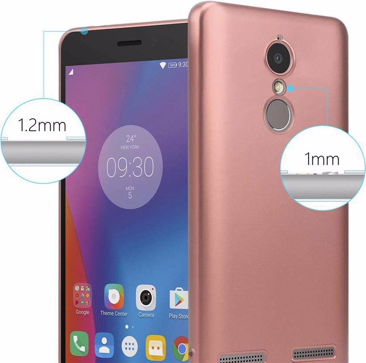 Produktbild Cadorabo TPU Matt Metallic Cover (lg K6, Lenovo K6 Power)