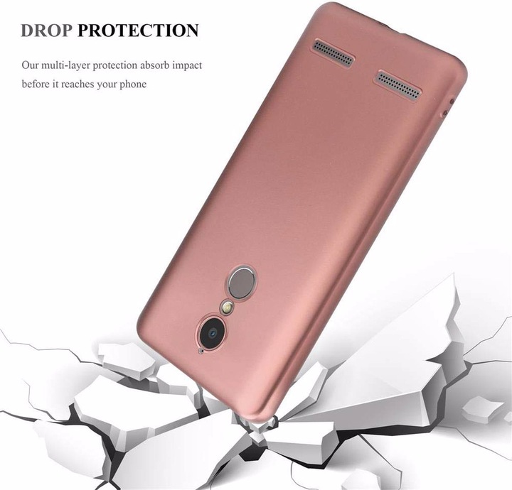 Produktbild Cadorabo TPU Matt Metallic Cover (lg K6, Lenovo K6 Power)