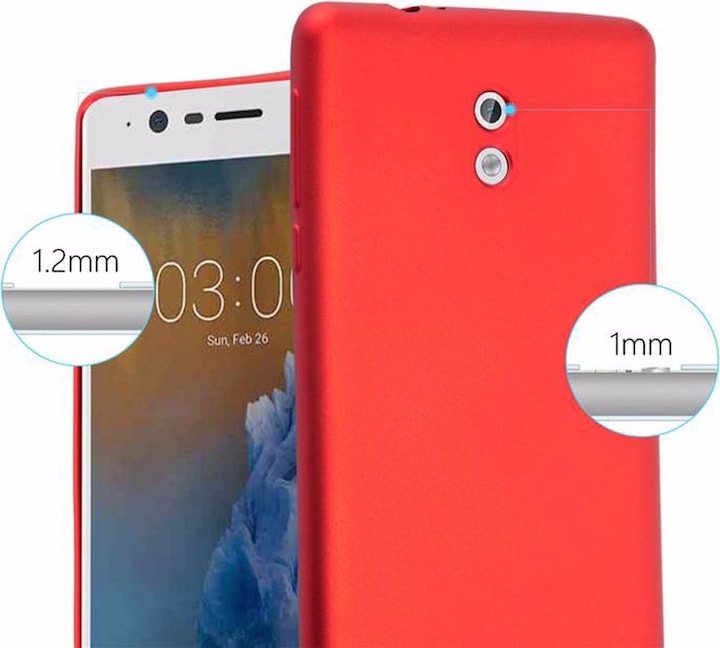 Image du produit Cadorabo Couverture métallique mate TPU (Samsung Galaxy J3 2017 (version US))