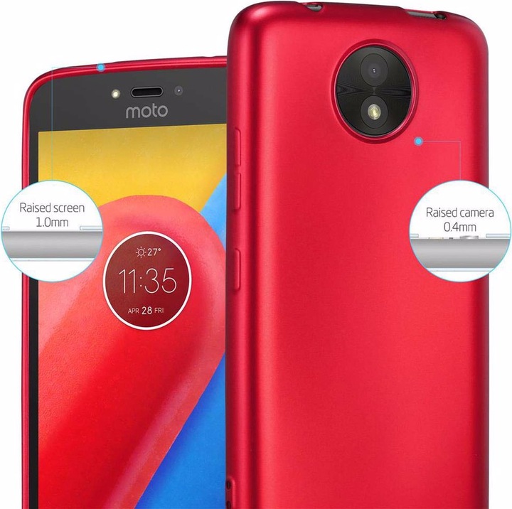 Produktbild Cadorabo TPU Matt Metallic Cover (Motorola Moto C)