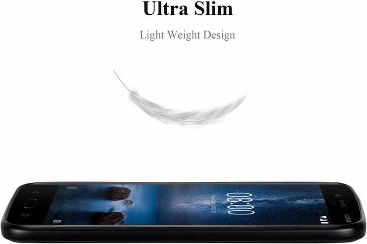 Actual product image Cadorabo TPU Matt Metallic Cover (LG K8 2017)