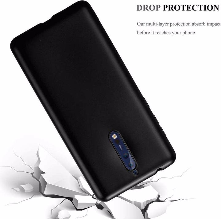 Actual product image Cadorabo TPU Matt Metallic Cover (LG K8 2017)