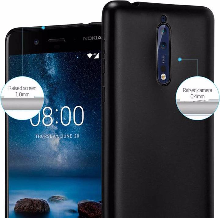 Actual product image Cadorabo TPU Matt Metallic Cover (LG K8 2017)