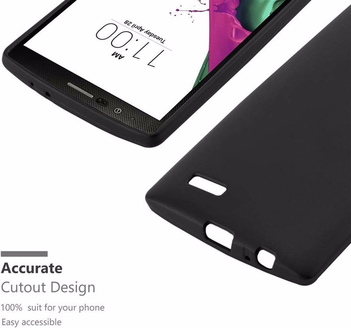 Produktbild Cadorabo TPU Matt Metallic Cover (LG G4, Motorola Moto G4 Plus)