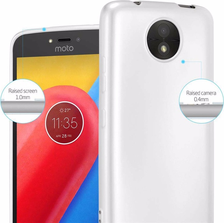 Produktbild Cadorabo TPU Matt Metallic Cover (Motorola Moto C)
