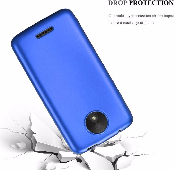 Produktbild Cadorabo TPU Matt Metallic Cover (Motorola Moto C)
